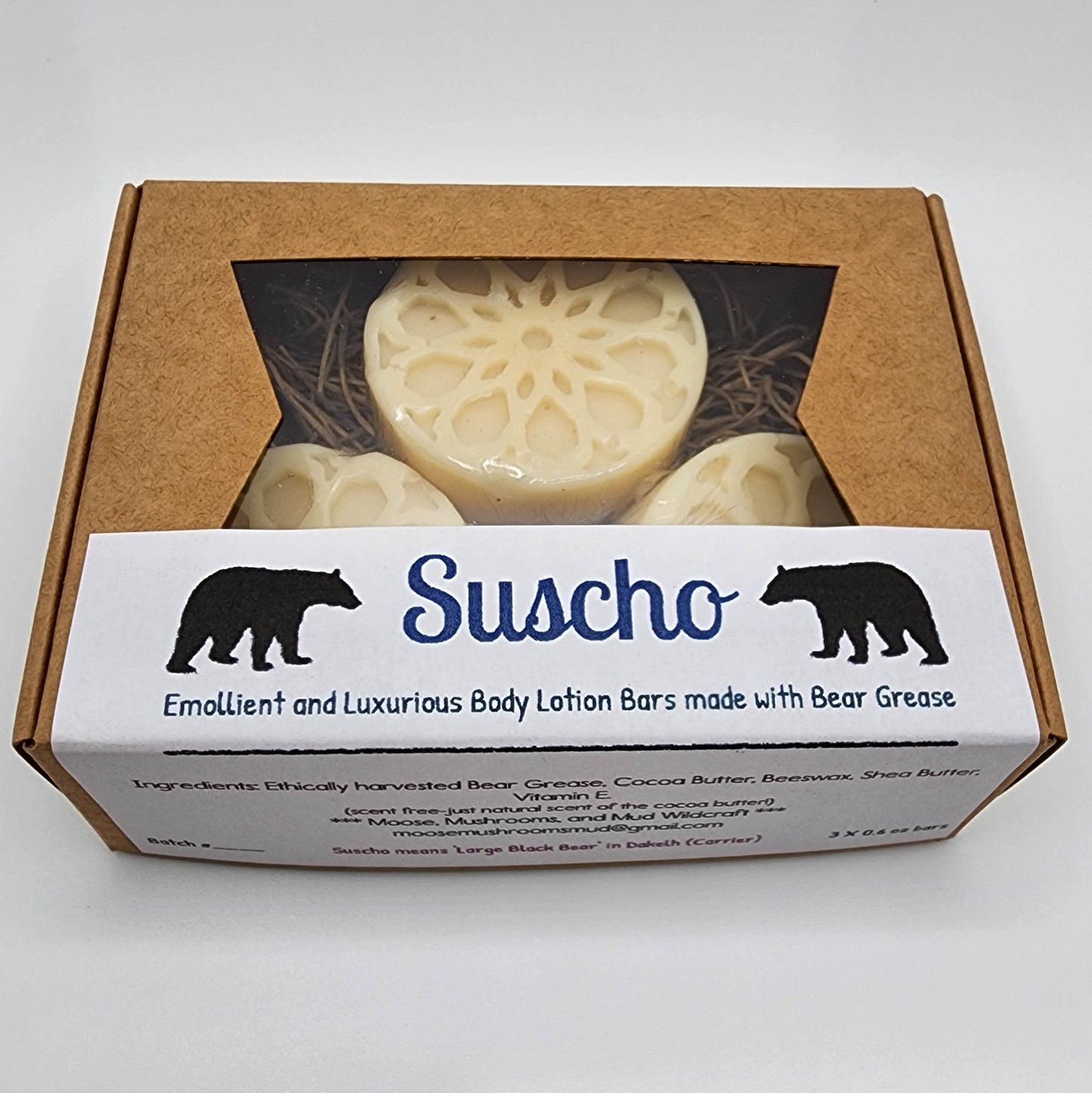 Suscho Bear Grease Body Lotion Bars