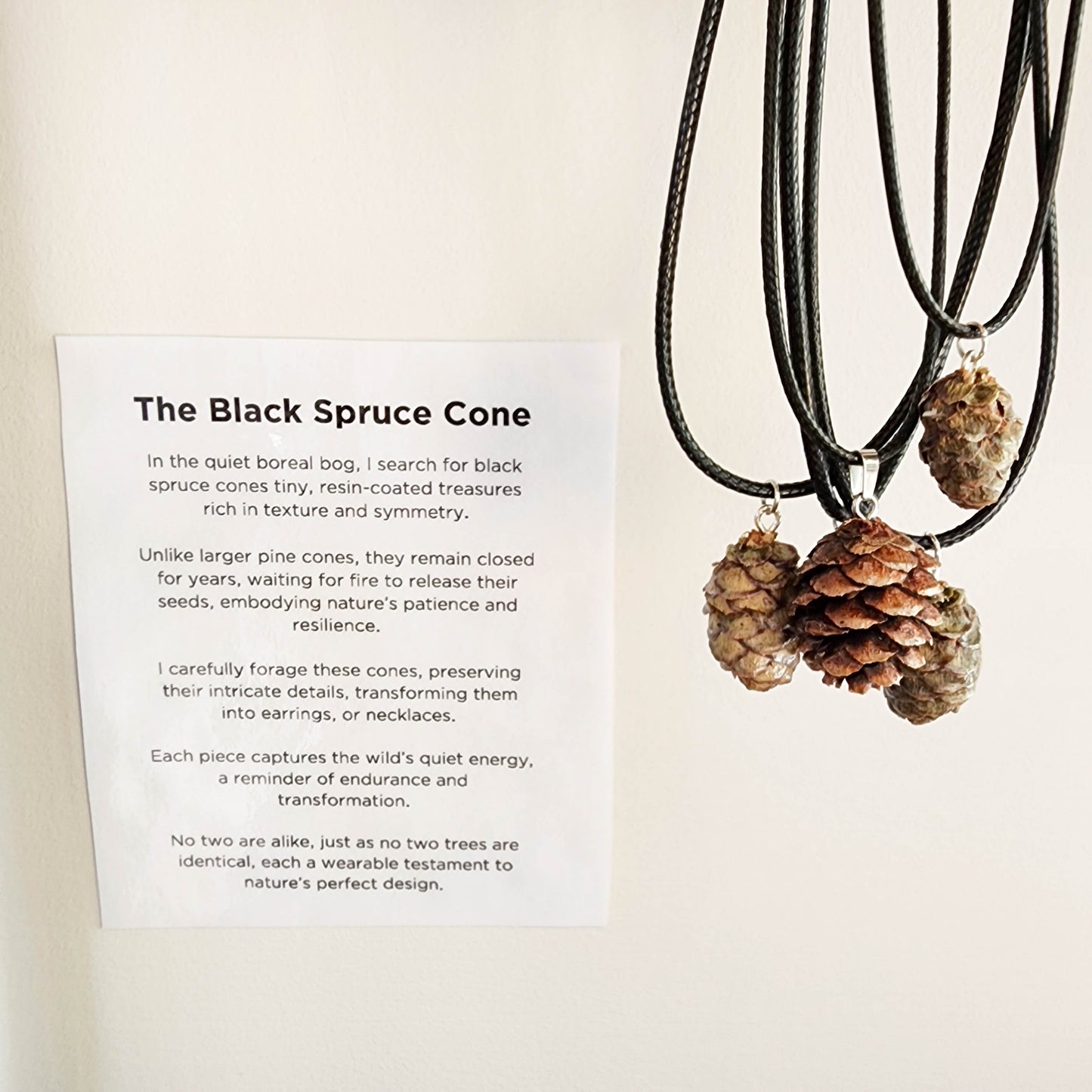 Spruce Cone Necklace