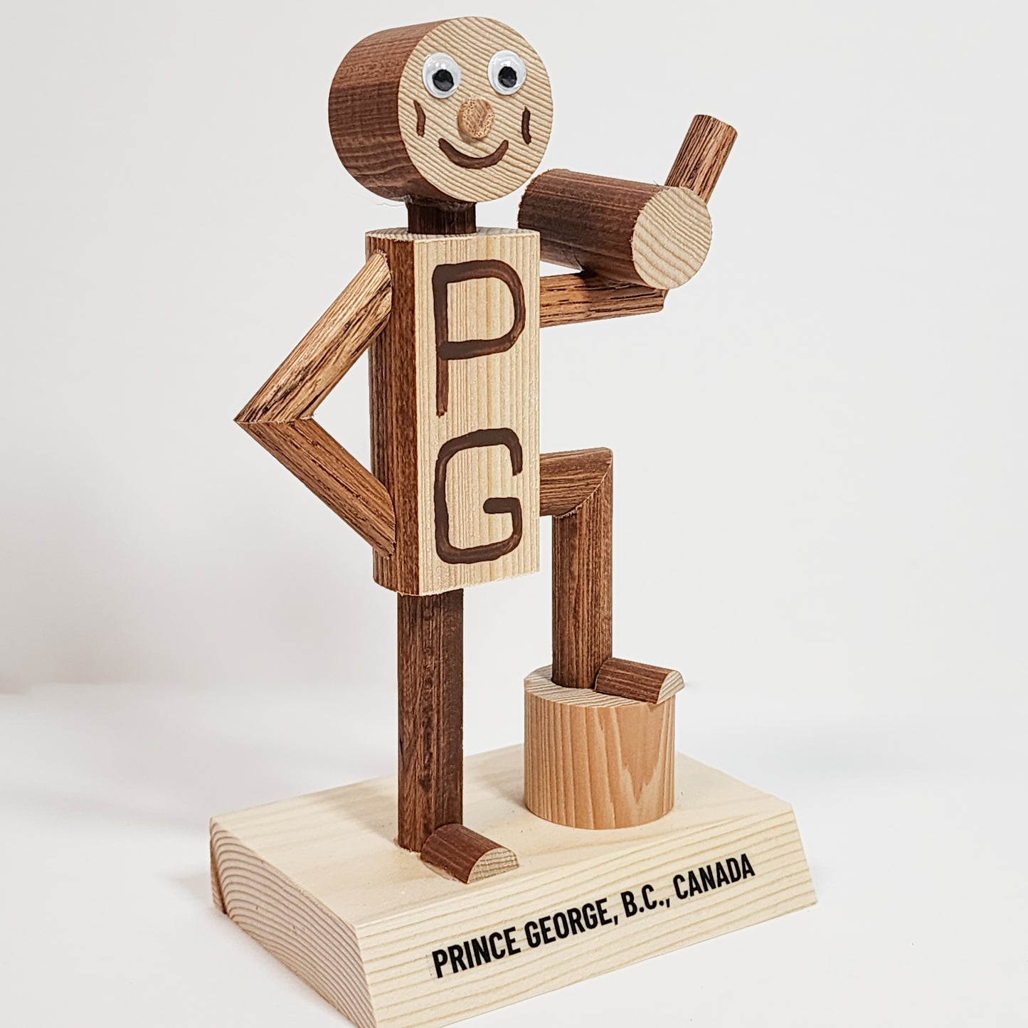 Mr. PG Wooden Figurine