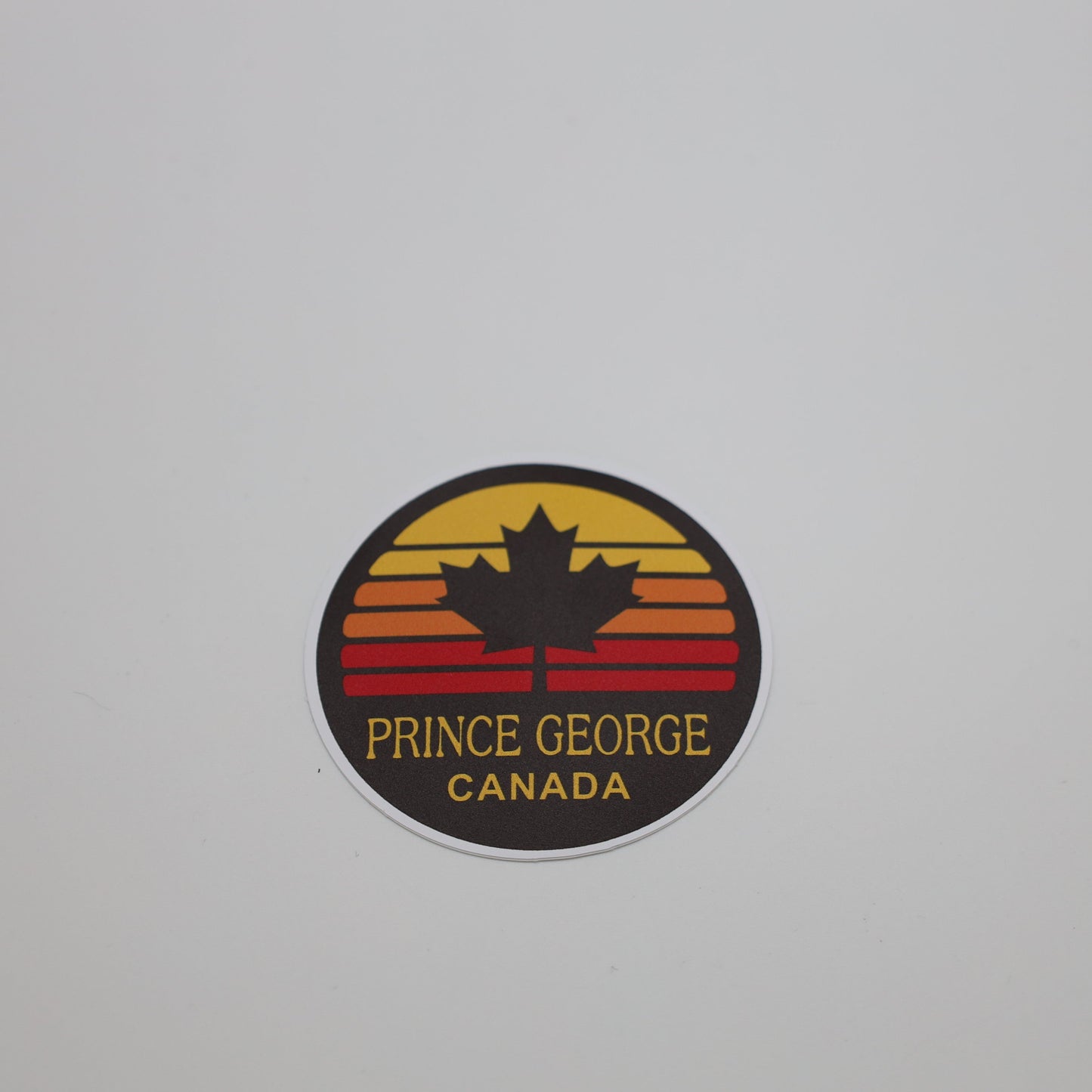 Sticker - Sunset Maple Leaf