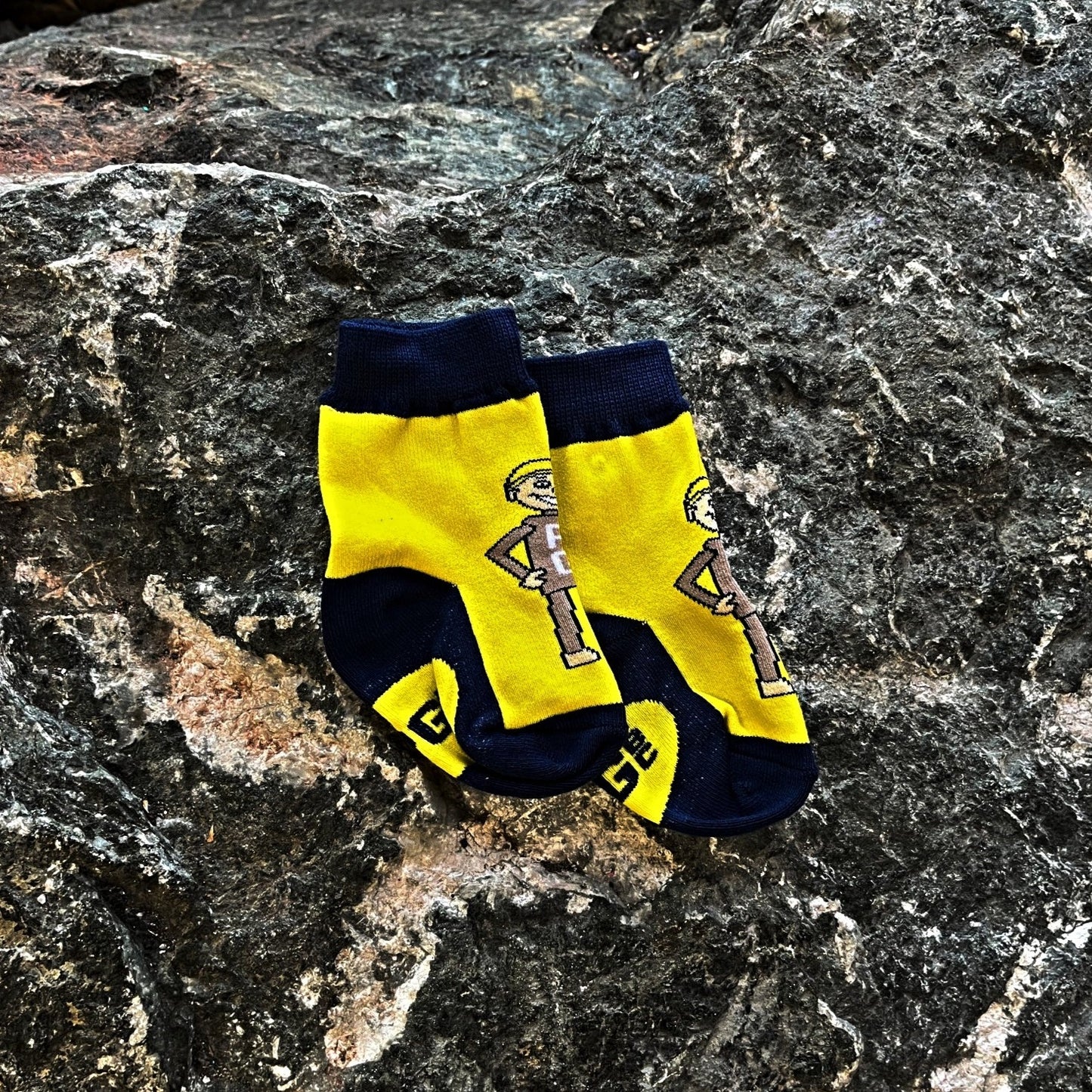 Yellow Mr. PG Kid's Socks