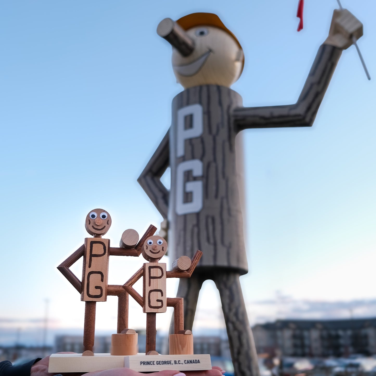 Mr. PG Wooden Figurine
