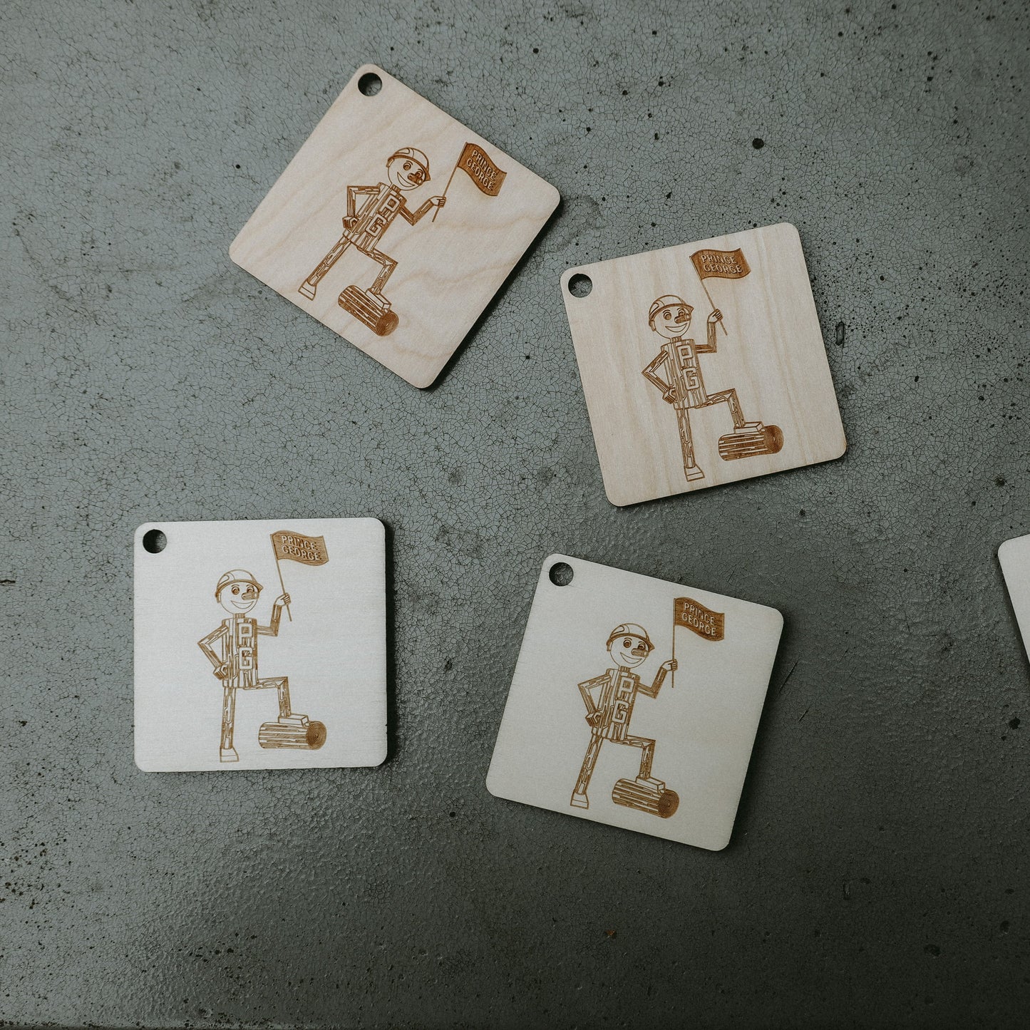 Coasters - Wooden Mr. PG