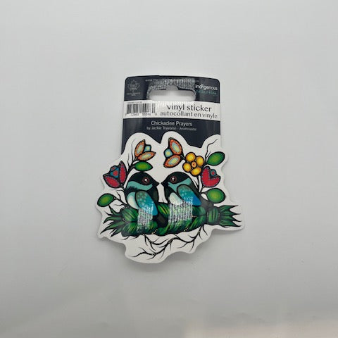 Vinyl Sticker - Chickadee Prayers