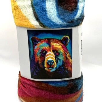 Fleece Blanket - Sacred Paint: Ethereal Passage