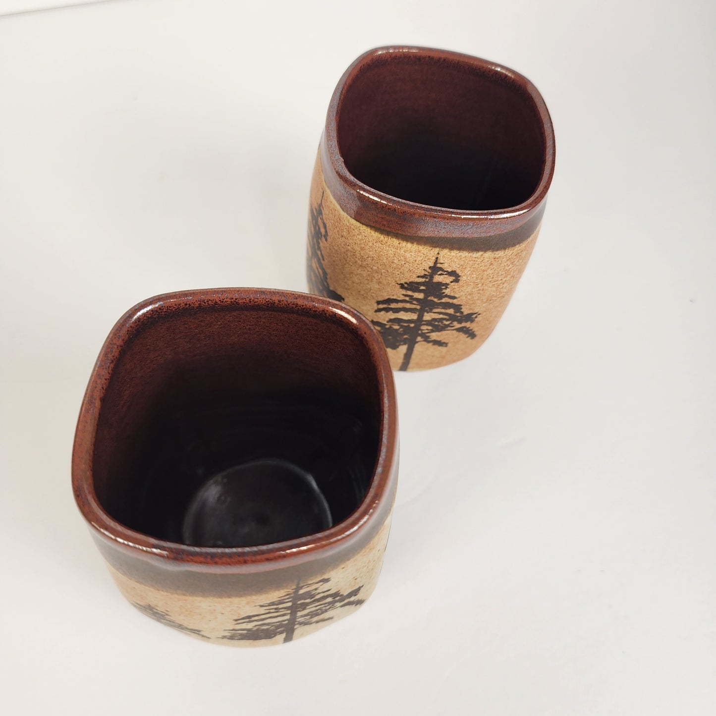 Tree Wine Tumbler with Square Rim