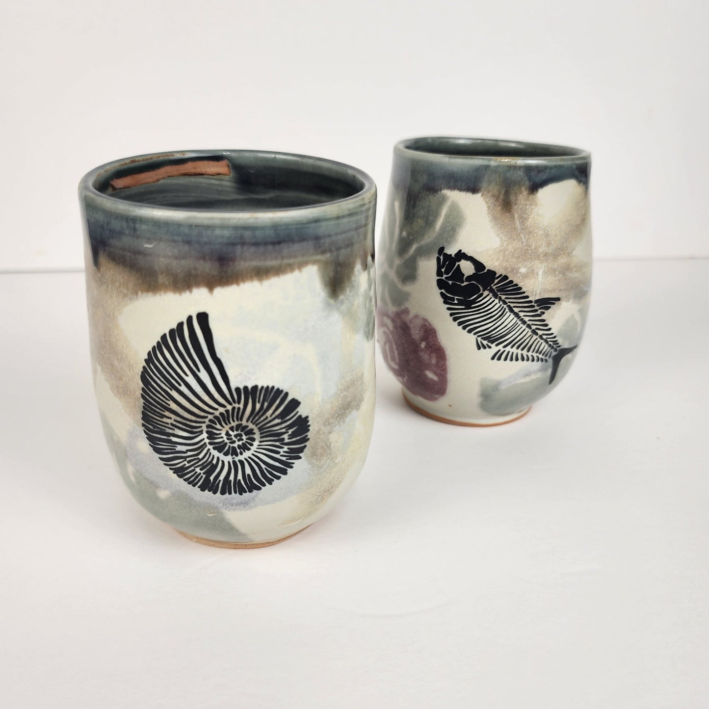 Sea Fossil Wine Tumbler