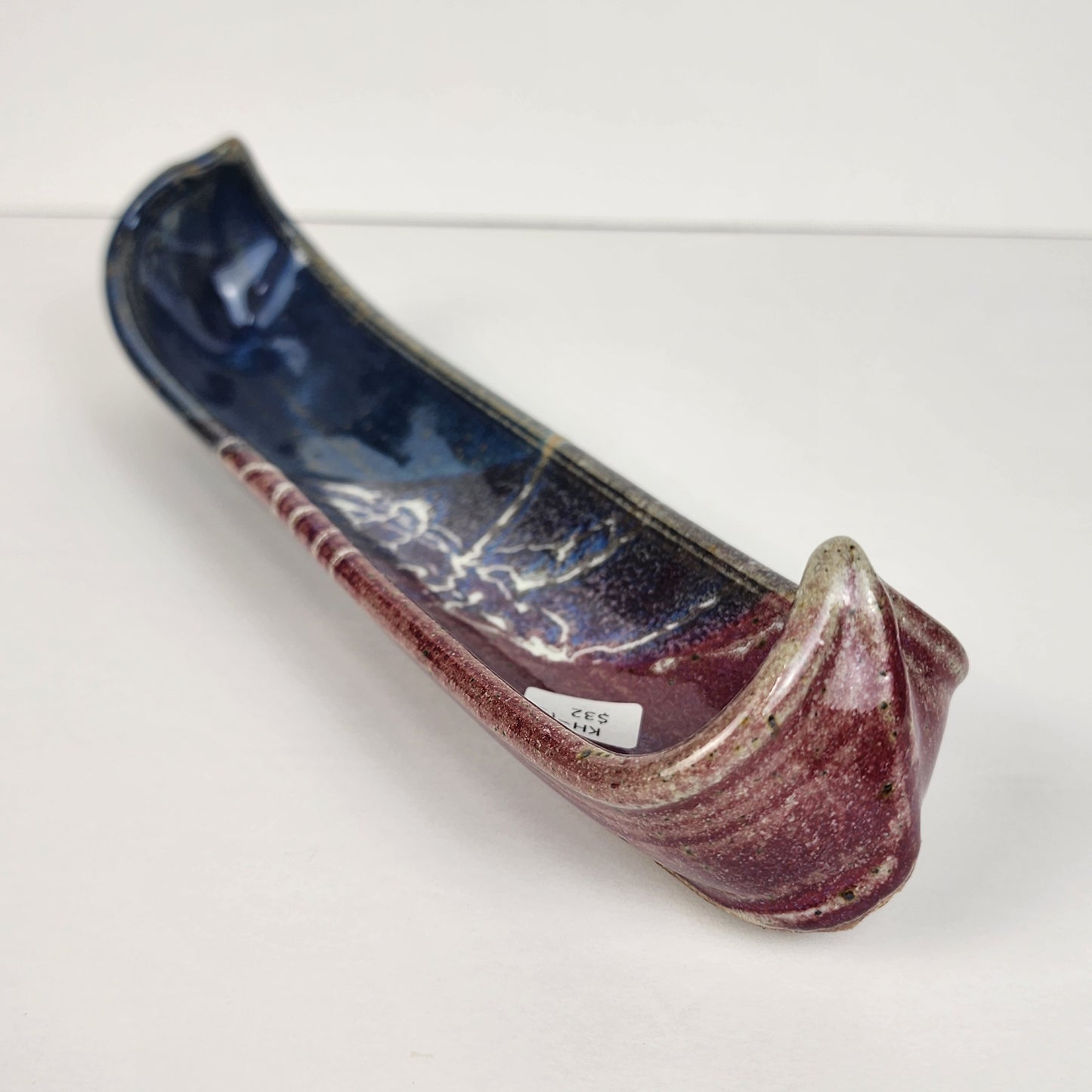 Red Blue Olive Canoe