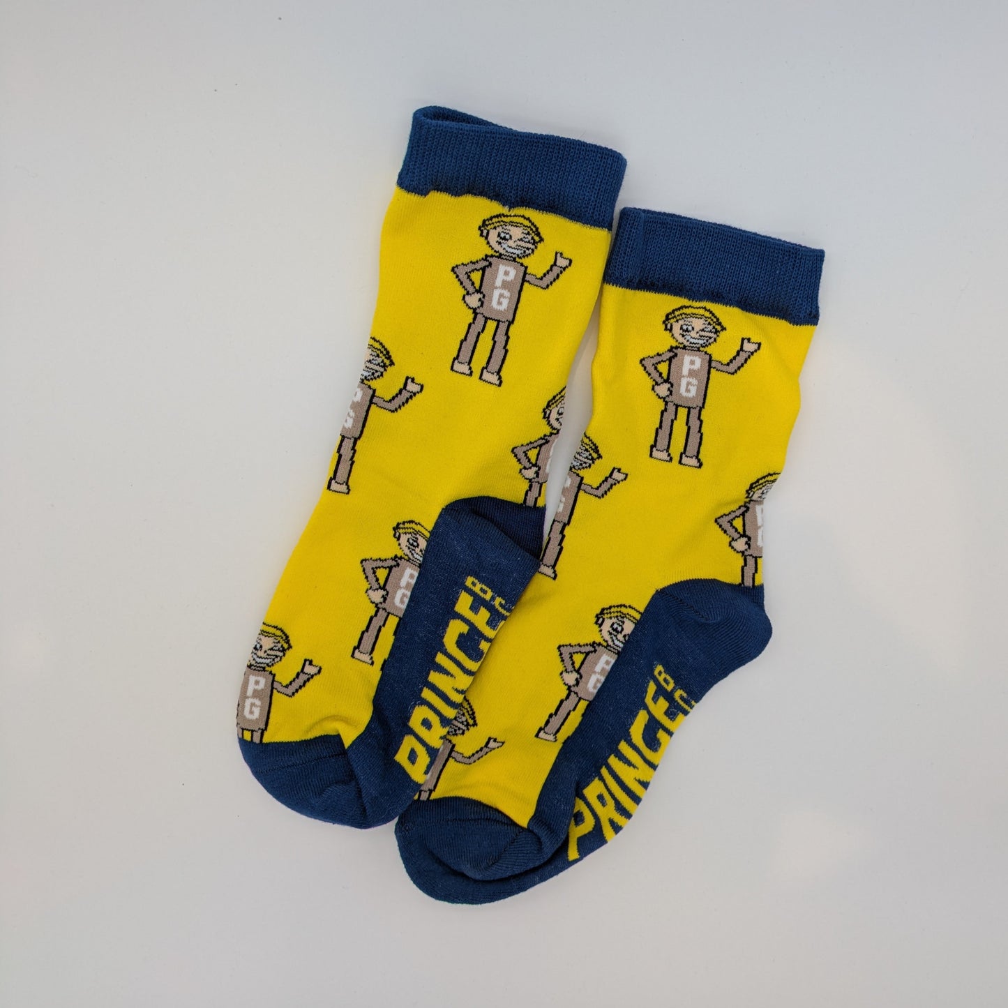 Yellow Mr. PG Kid's Socks
