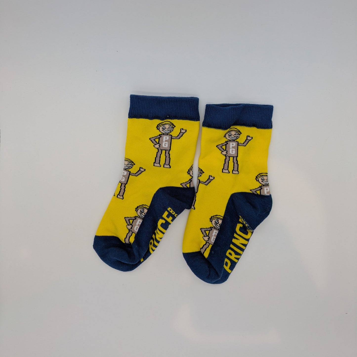 Yellow Mr. PG Kid's Socks