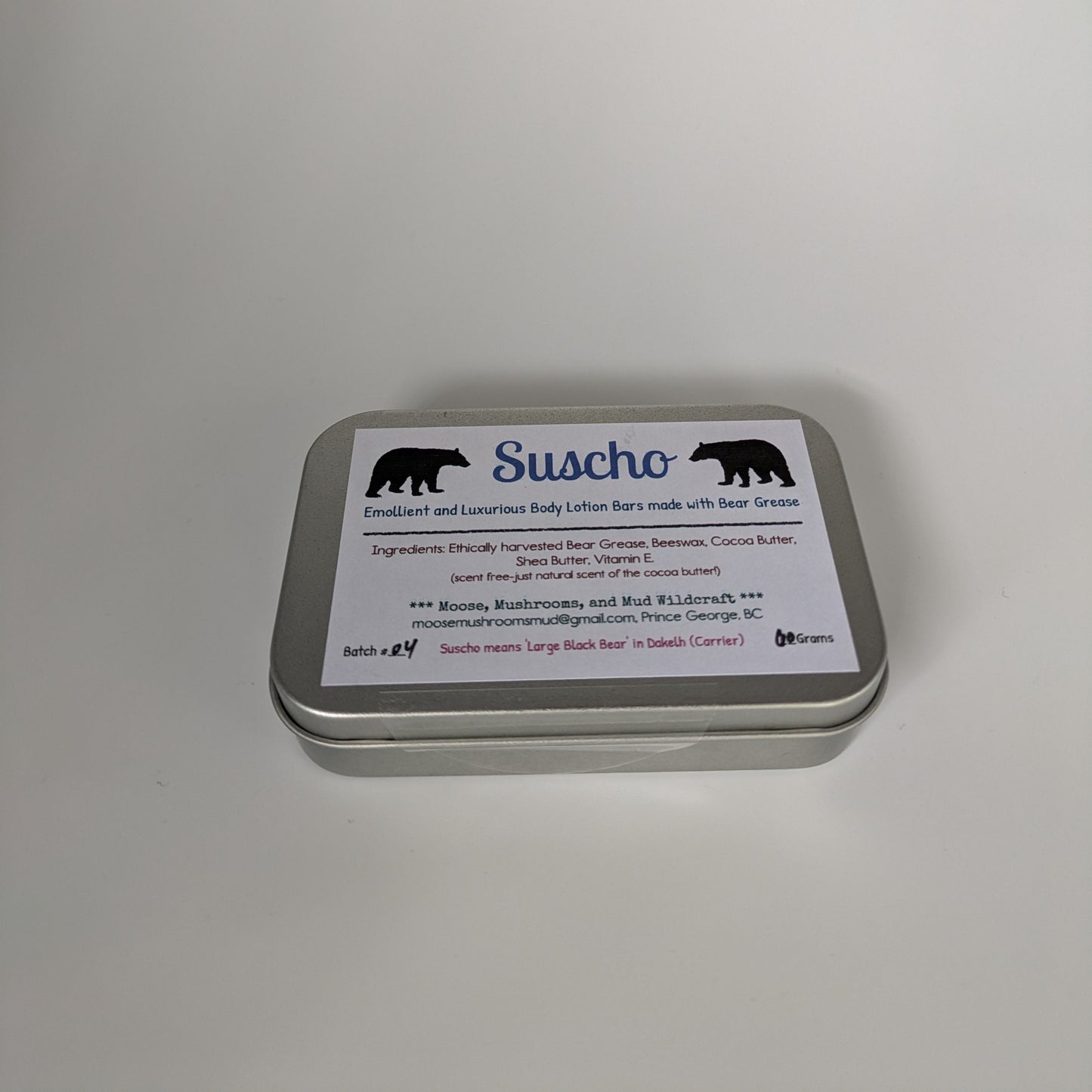 Suscho Bear Grease Body Lotion Bars