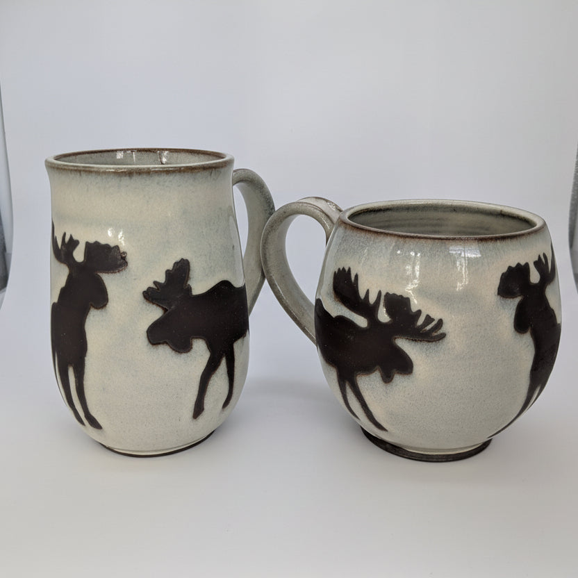 Pottery Mug - Moose