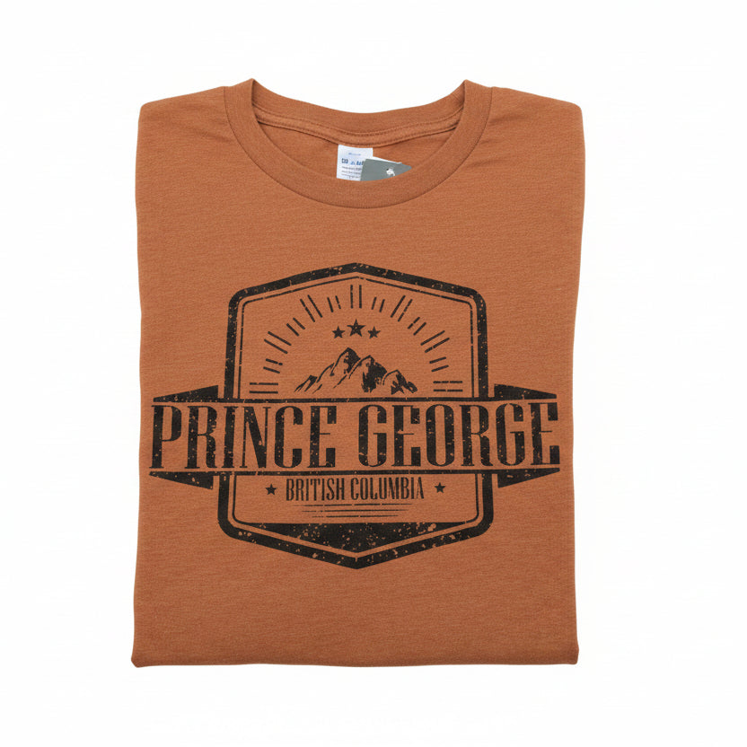 T Shirt - Prince George, BC Mountains