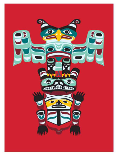 Postcard - Totem