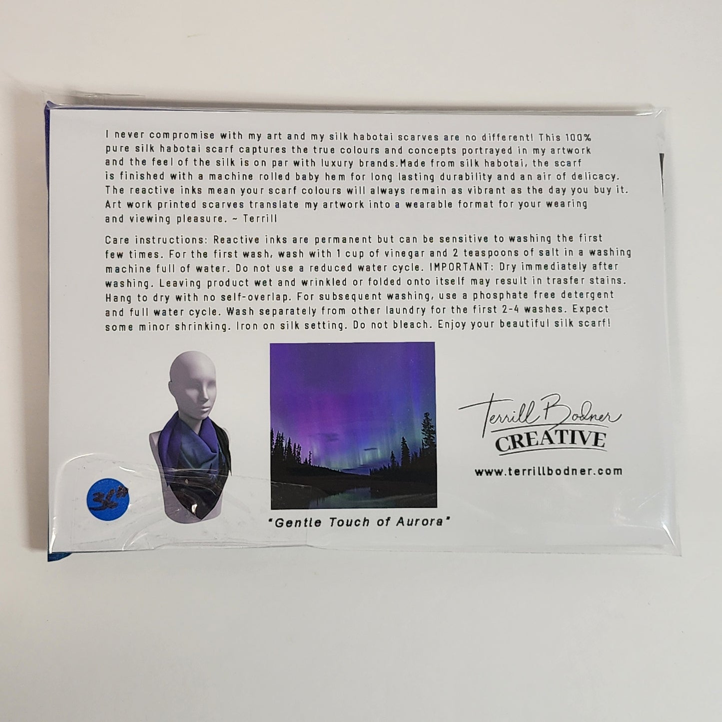 Northern Lights Silk Scarf