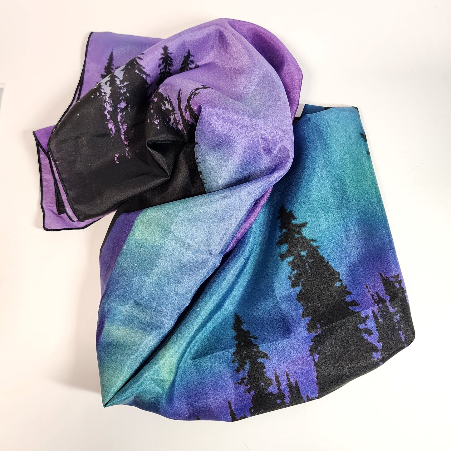 Northern Lights Silk Scarf