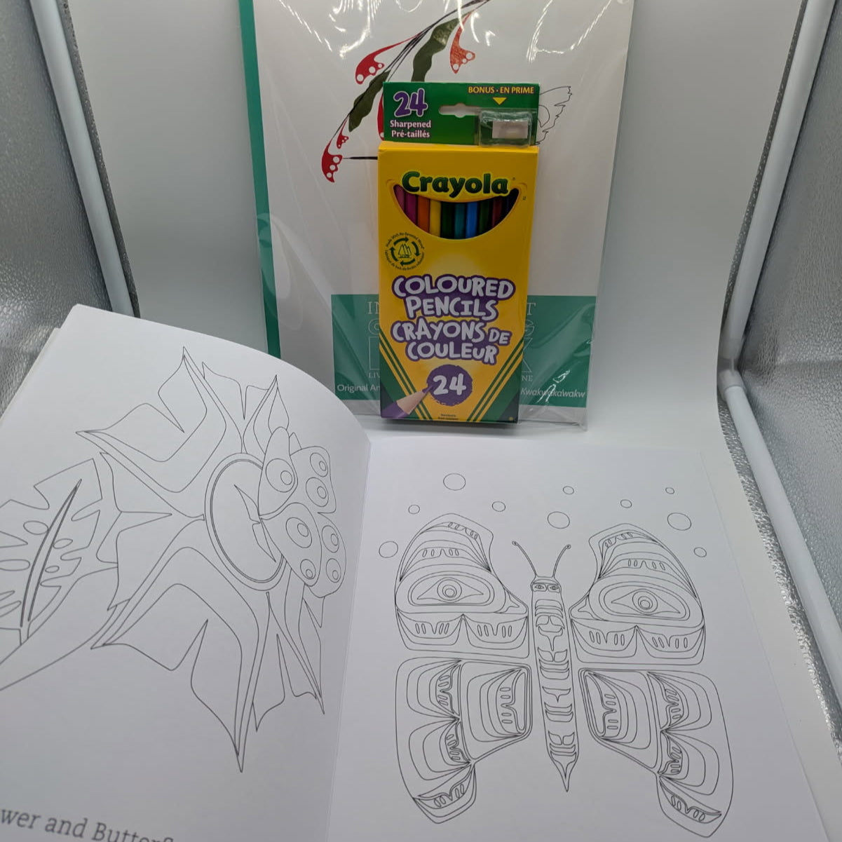Indigenous Colouring Book (With Pencil Crayons)