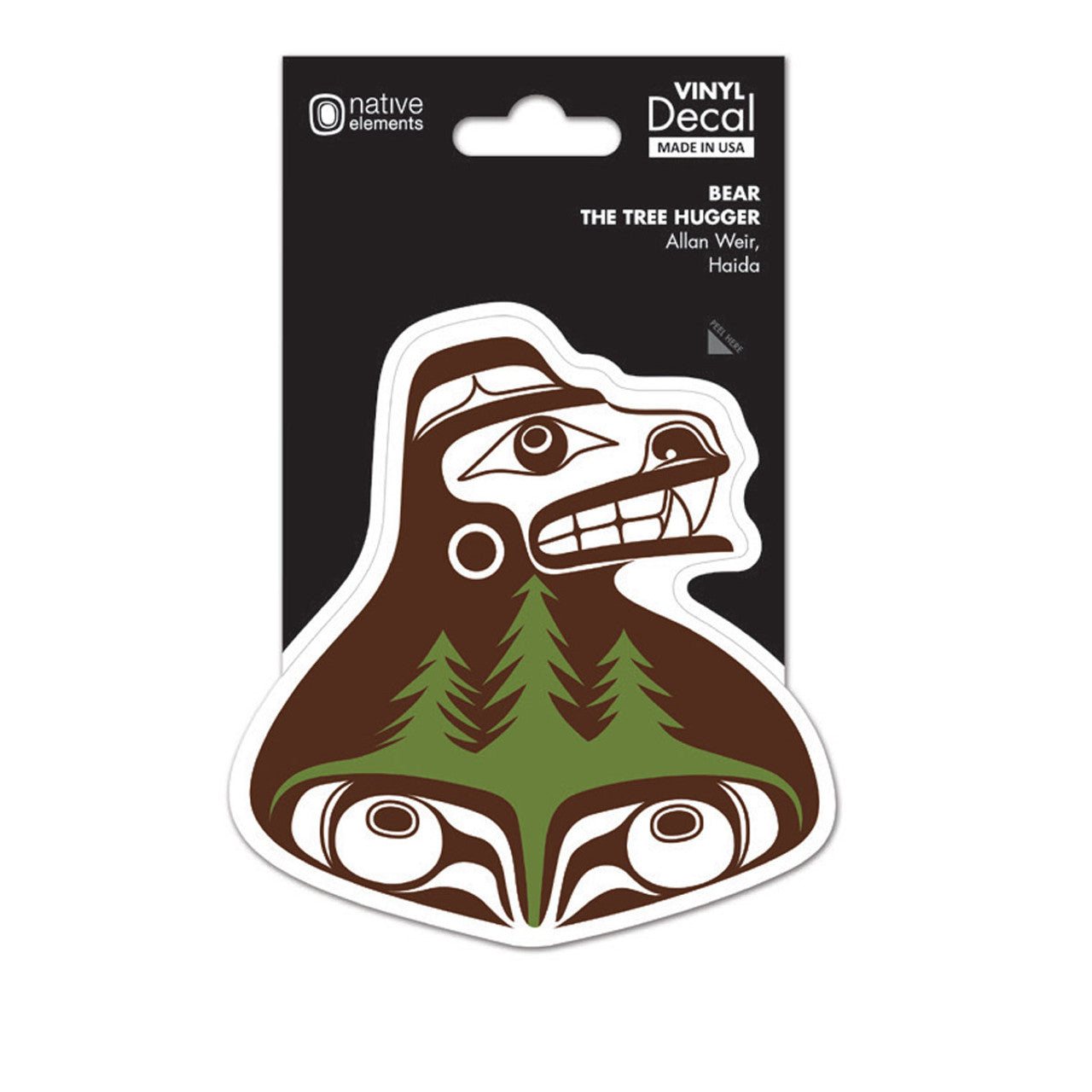 Decal- Bear The Tree Hugger