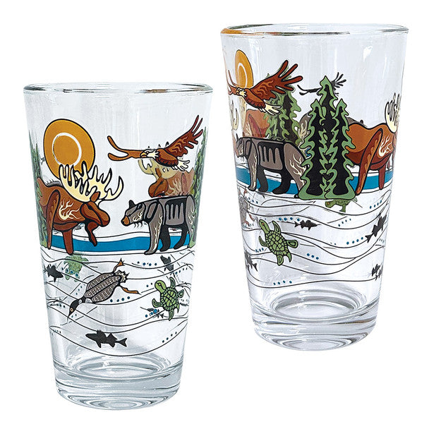 Printed Glass Tumblers