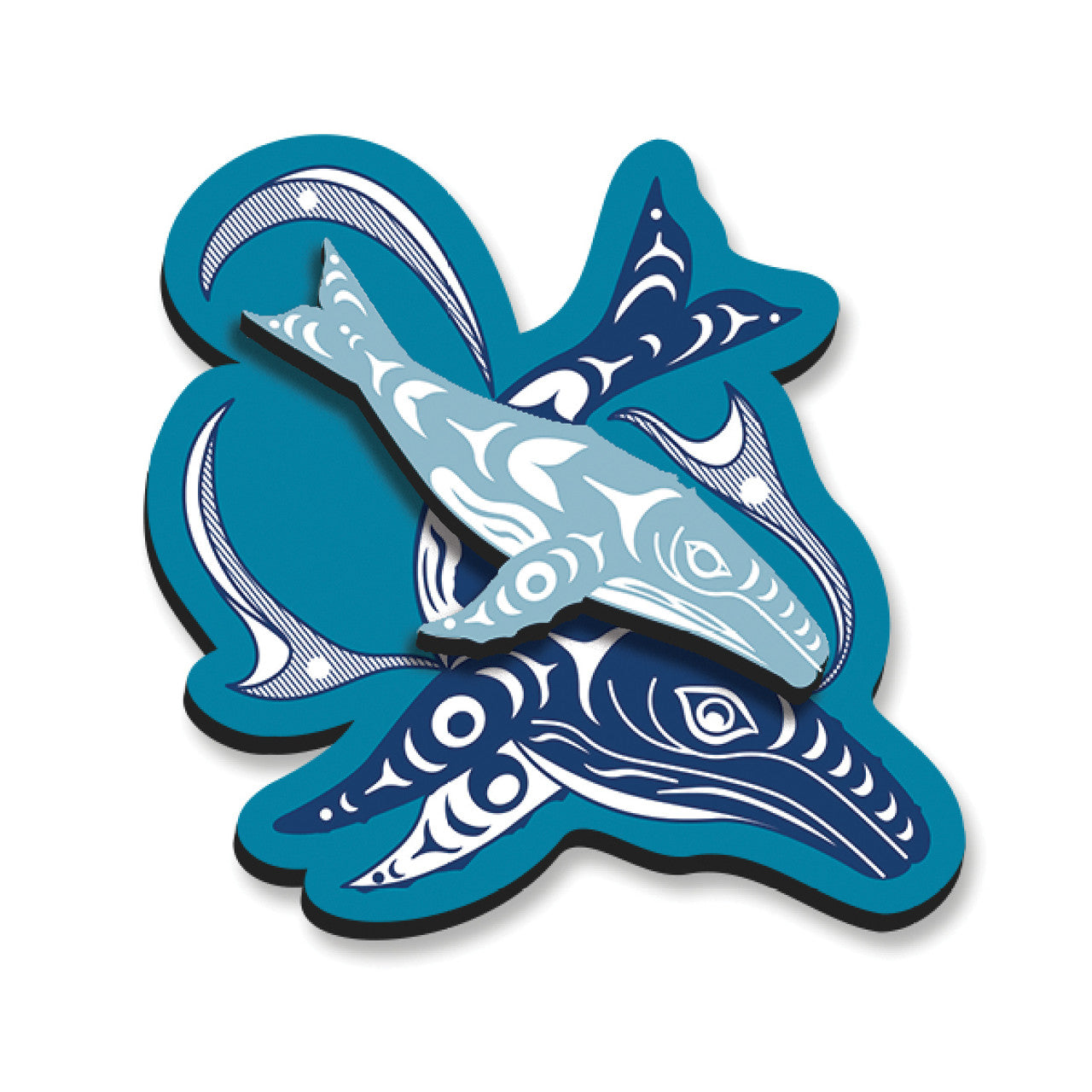 3D Magnet- Humpback Whales