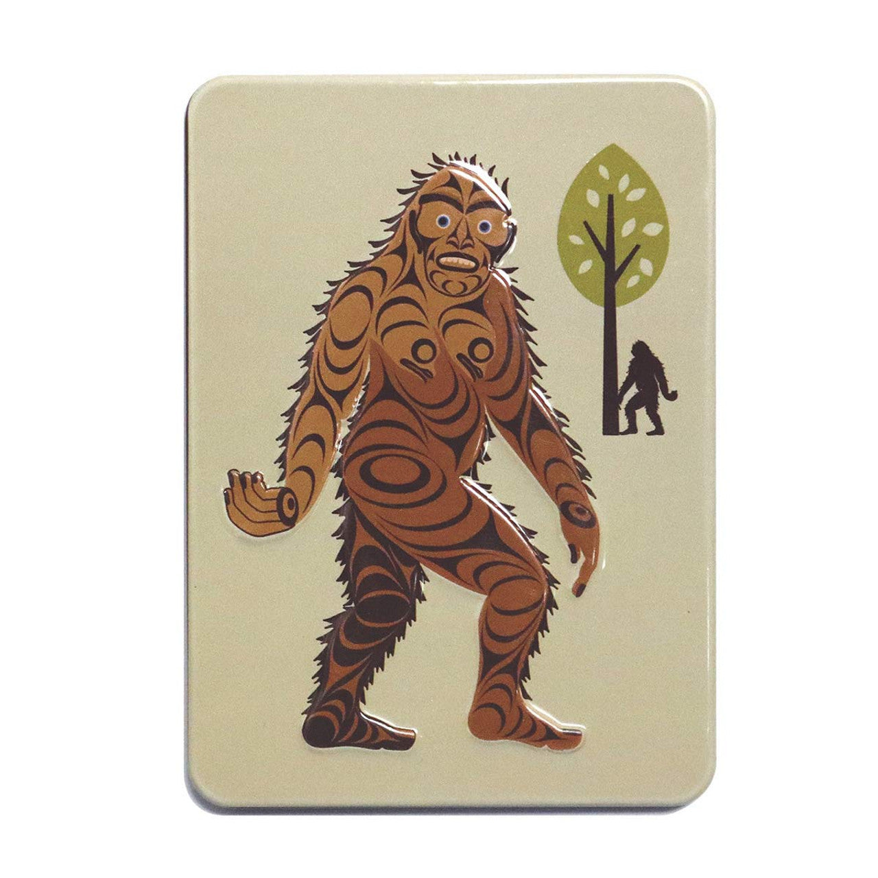 Embossed Magnet: Sasquatch