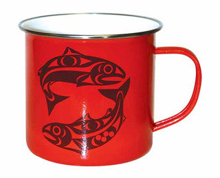 Enamel Mug-Salmon