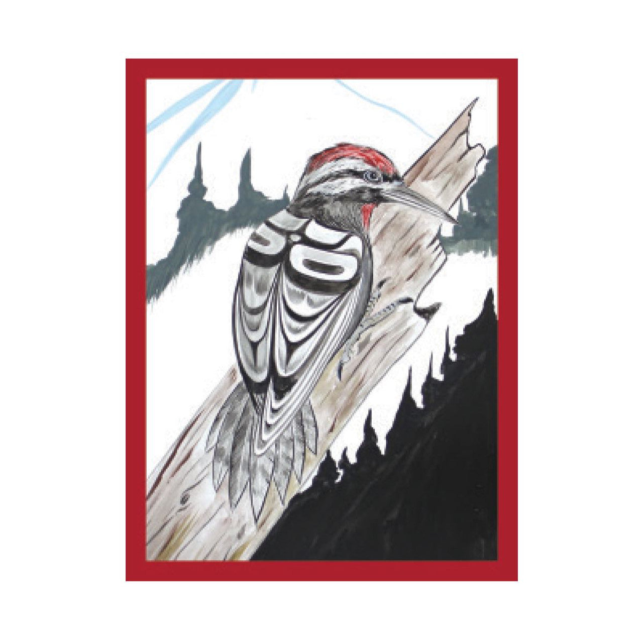 Folding Card- Woodpecker
