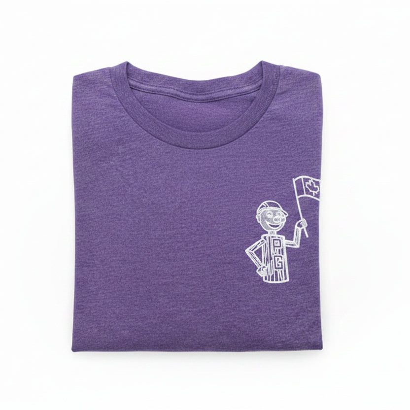 T Shirt - Purple Mr. PG