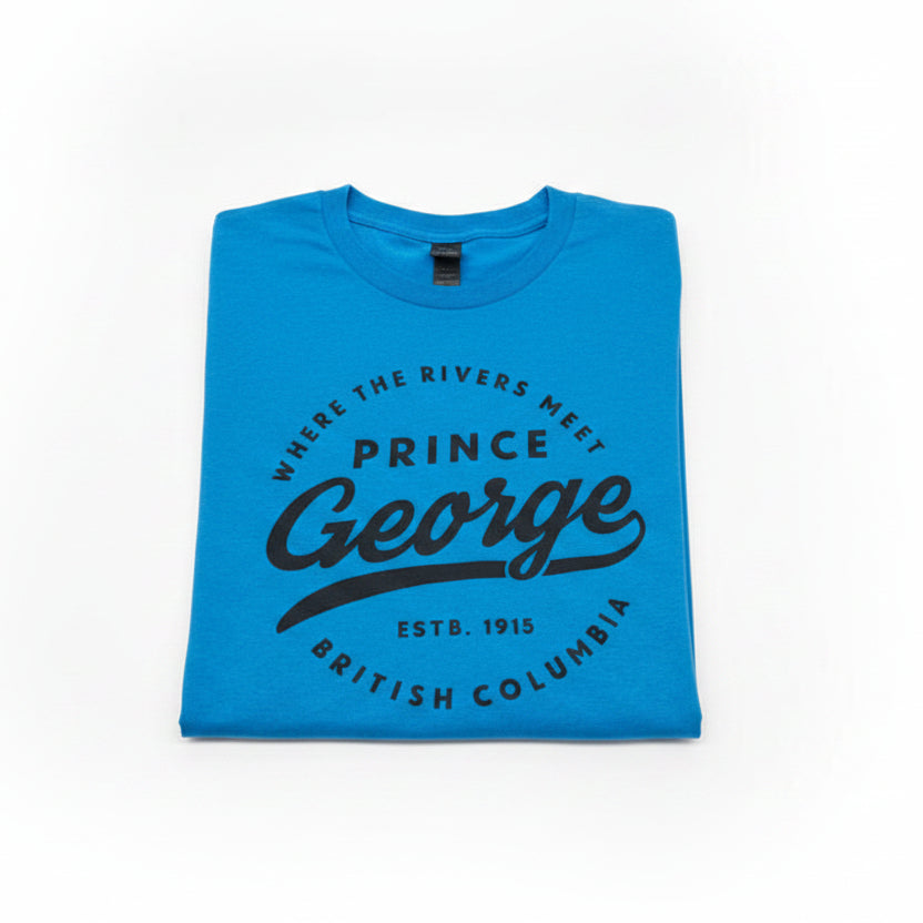T Shirt - Blue Where the Two Rivers Meet
