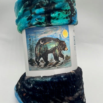 Fleece Blanket - A Bear's Journey