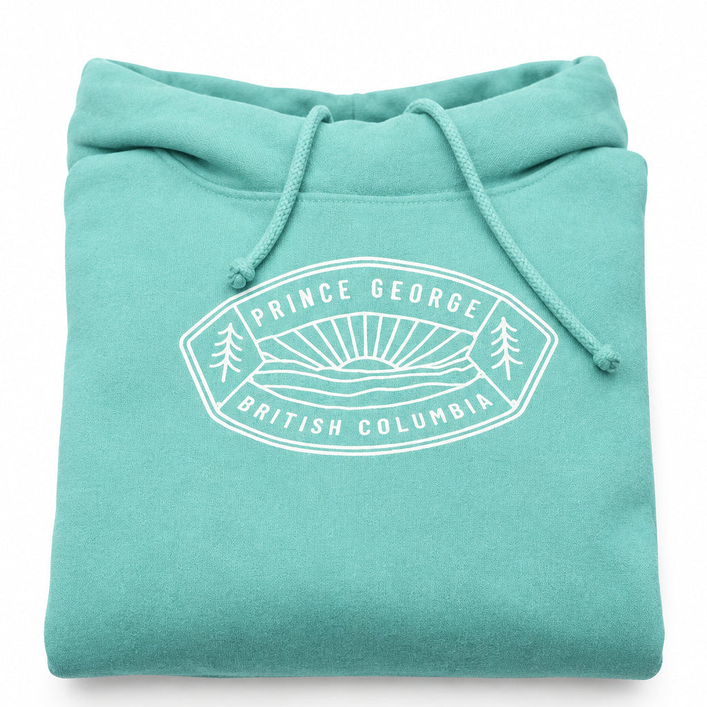 Hoodie - Teal PG Sunset