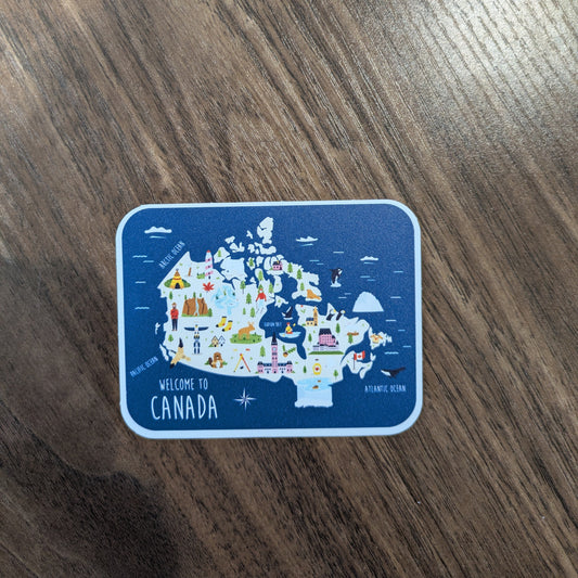 Canada Map Sticker