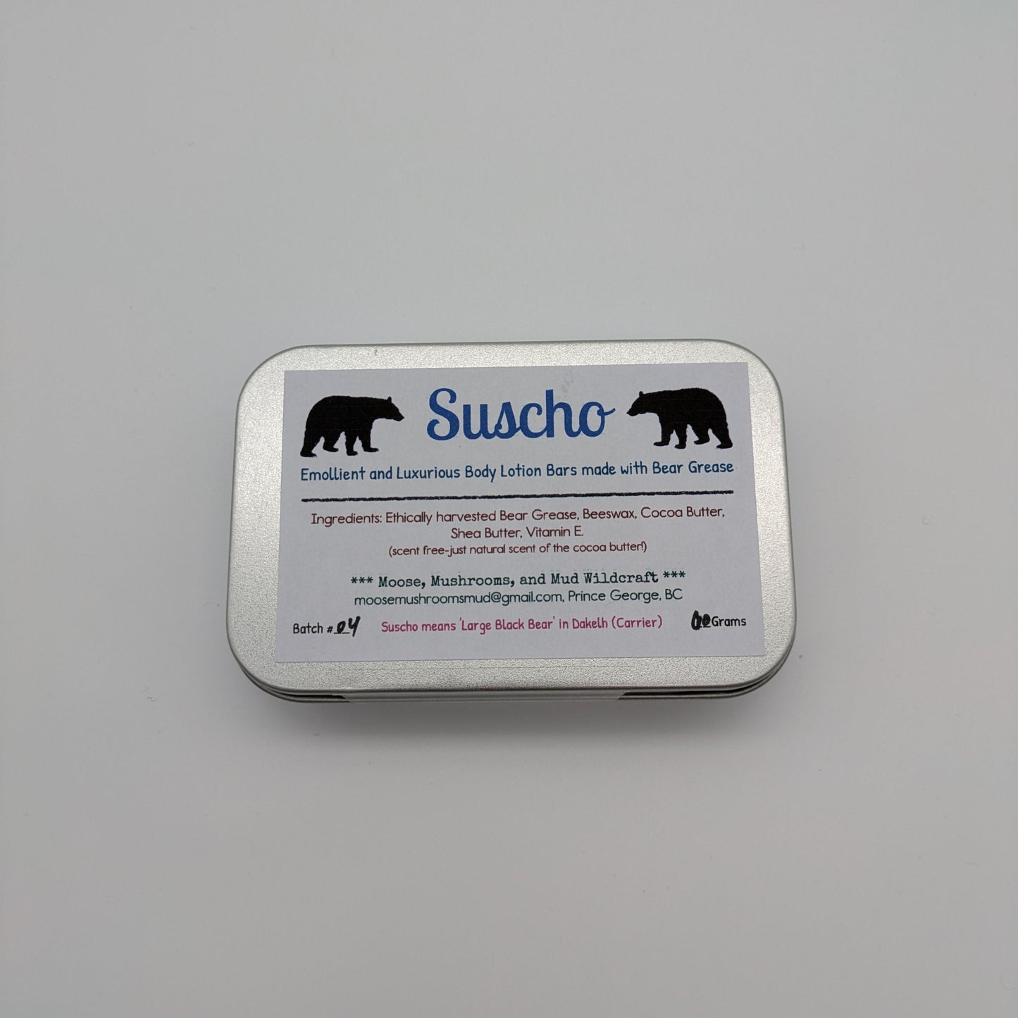 Suscho Bear Grease Body Lotion Bars