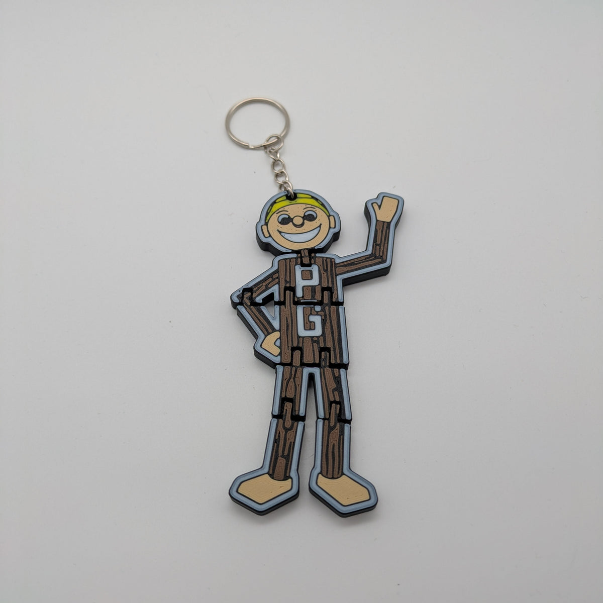 Mr Pg Keychains Keychain - 3D Mr. PG β Tourism Prince George