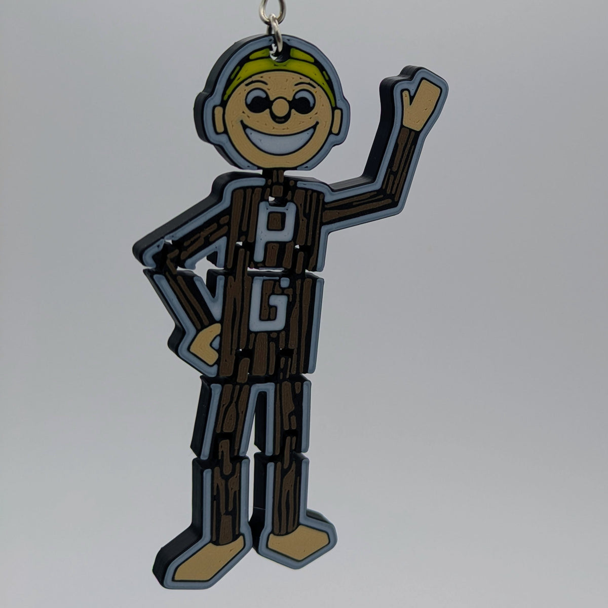 Mr Pg Keychains Keychain - 3D Mr. PG β Tourism Prince George