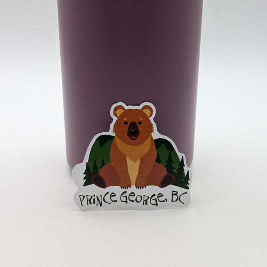 Sitting Bear Sticker