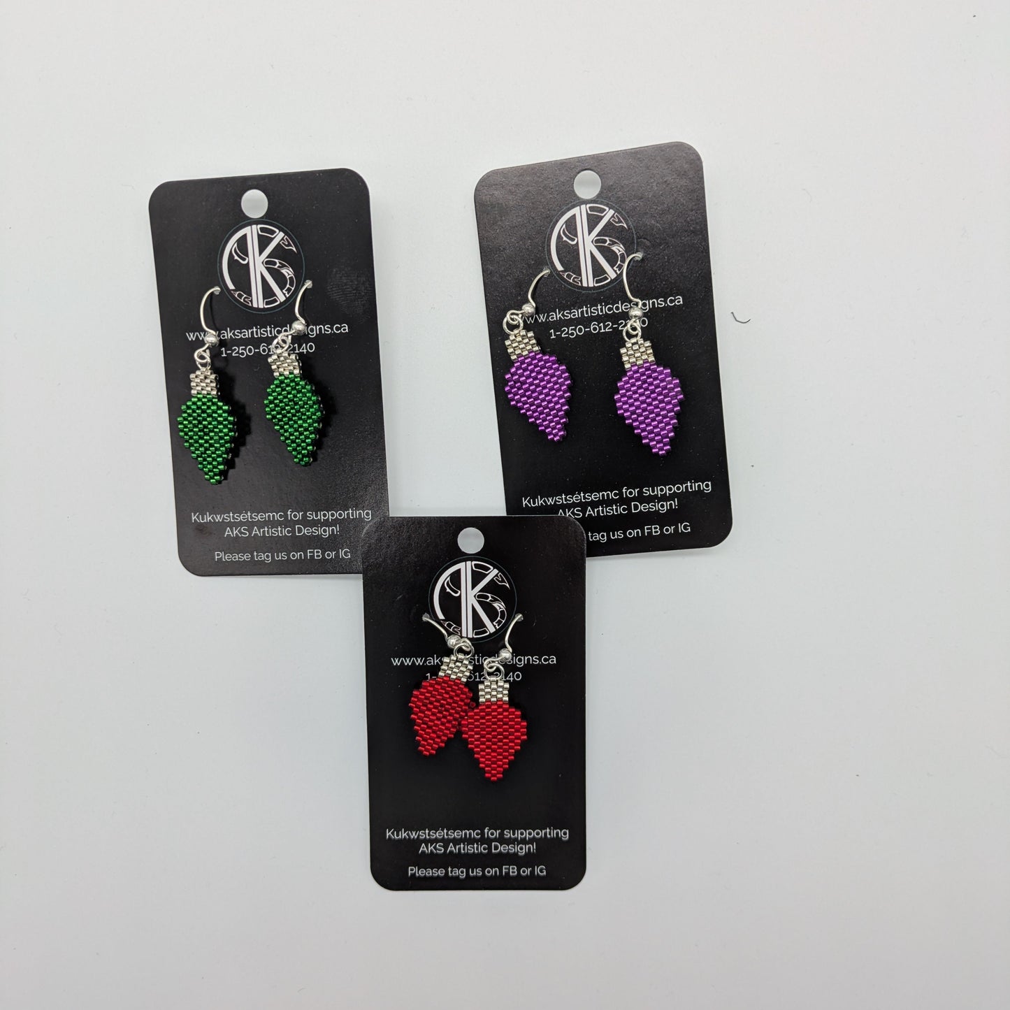 Earrings by AKS Artistic Designs