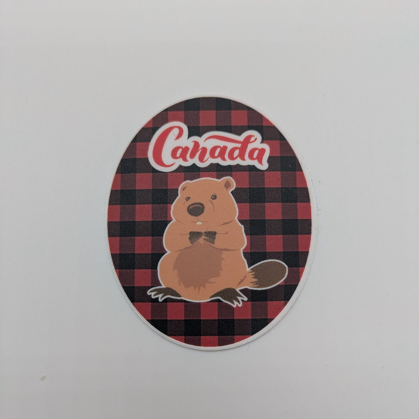 Sticker - Canada Plaid Beaver