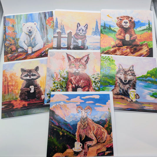 Art Cards - Wildlife Cafe