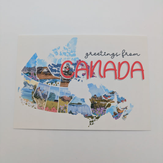 Postcard - Greetings from Canada