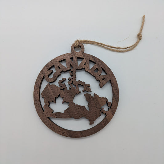 Ornament - Wooden Canada