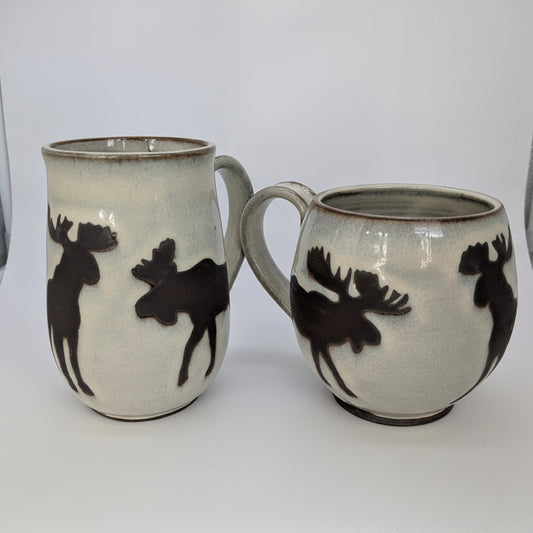 Pottery Mug - Moose