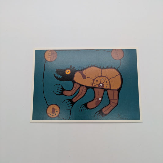 Postcard - Bear (Wolf Morrisseau)