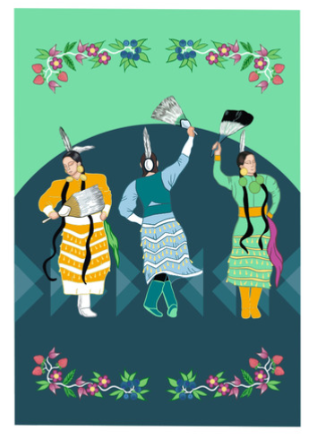 Postcard - Jingle Dress Dancers