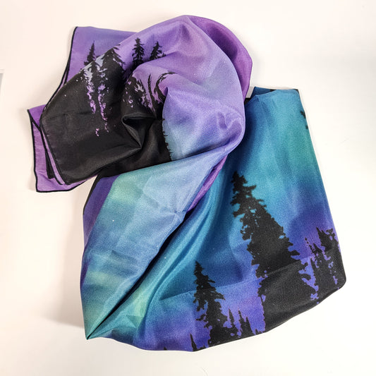 Northern Lights Silk Scarf