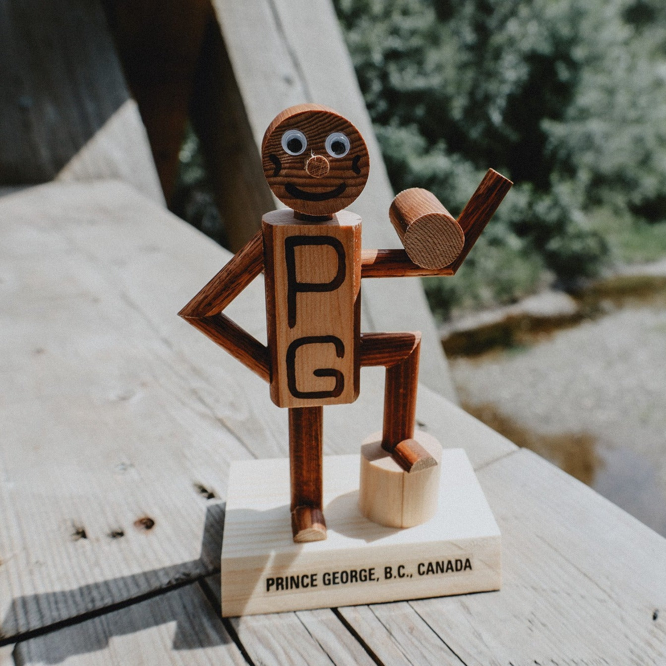 Mr. PG Wooden Figurine