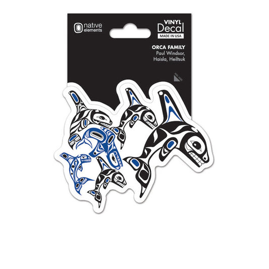Premium Decal - Orca Family