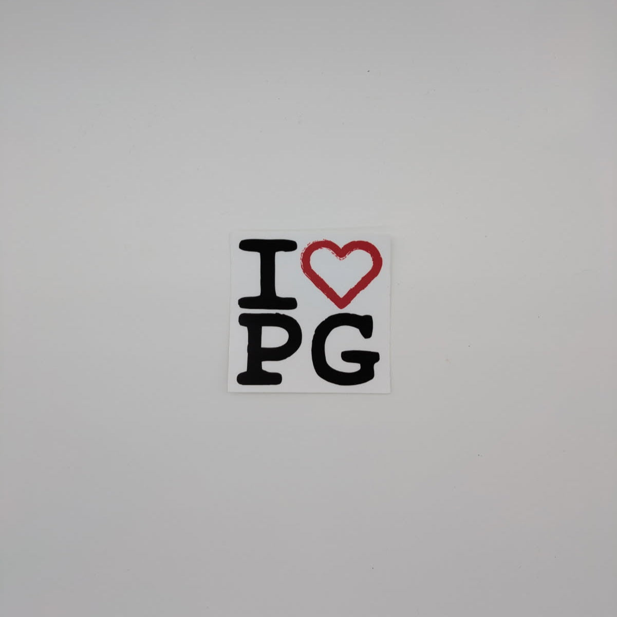 Sticker - I Heart PG