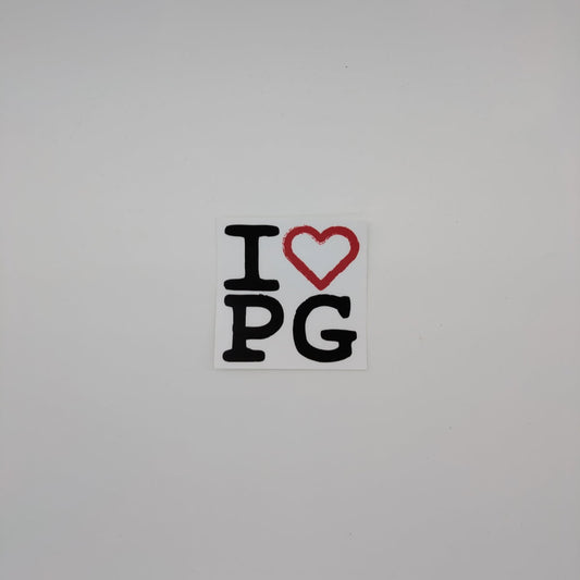 Sticker - I Heart PG