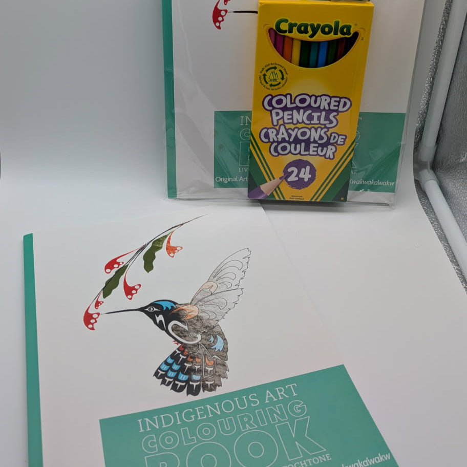 Indigenous Colouring Book (With Pencil Crayons)